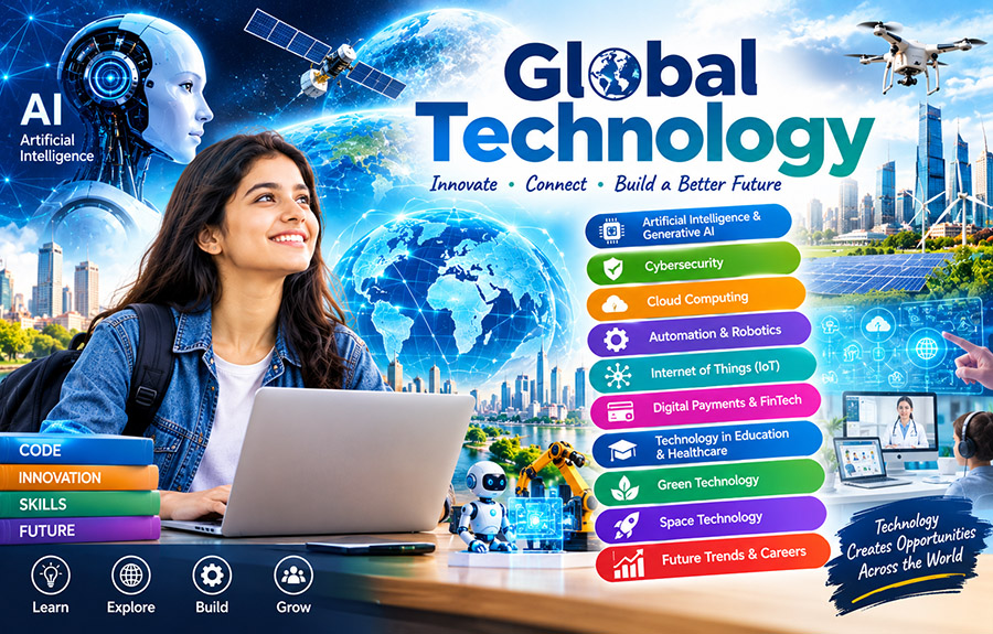 Global technology, artificial intelligence, cybersecurity and digital innovation