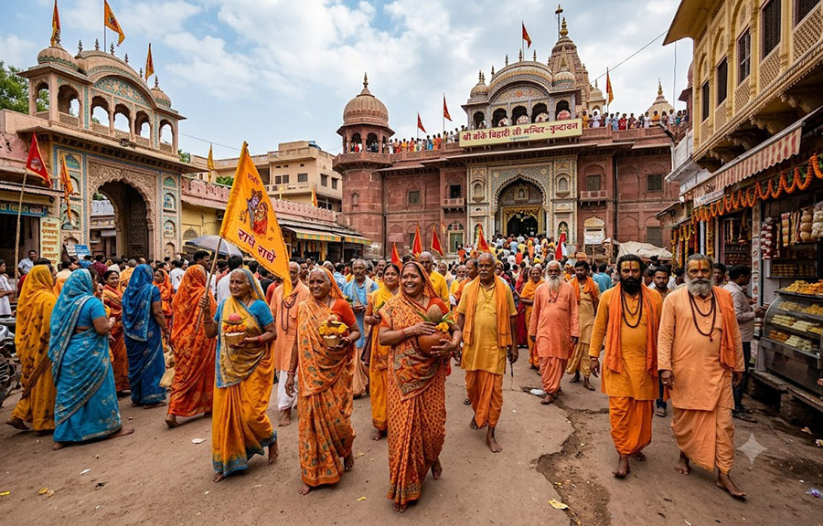 Mathura Vrindavan Tirth Yatra guide featuring sacred temples and ghats in Braj Bhoomi
