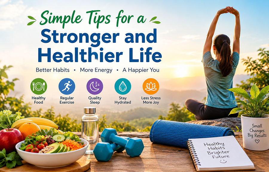 Simple healthy lifestyle habits for a stronger and healthier life